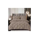 Cumpara ieftin Lenjerie de Pat Finet cu Elastic, Pliuri Brodate, 6 pcs - JOJ516