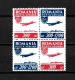 ROMANIA 1946 - ORGANIZATIA SPORTULUI POPULAR, POSTA AERIANA, BLOC, MNH - LP 200