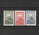 B&eacute;lyegnap 24 (Ziua Marcii Postale 24) LP1255-1257 Ungaria 1951