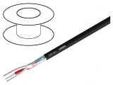Cablu DMX 110&Omega; Negru 200m