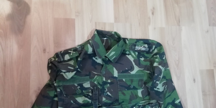 M1 - CAMASA MILITARA - CU PANTALONI - MOZAIC - PIESA DE COLECTIE