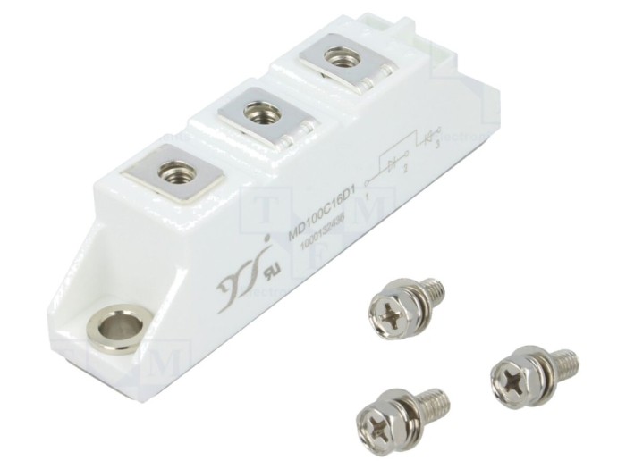 Modul diodă dublă 1,6kV 100A