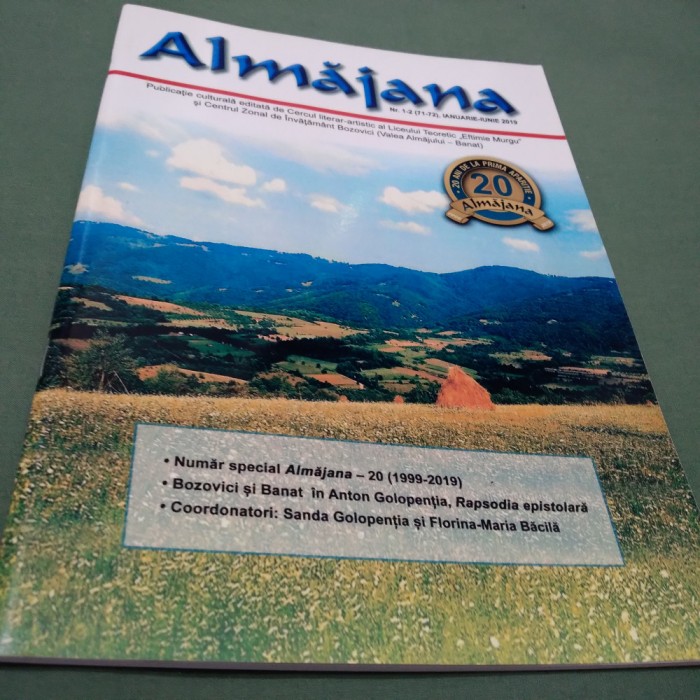 REVISTA ALMAJANA VALEA ALMAJULUI BANAT/LICEUL TEORETIC EFTIMIE MURGU NR.1/2 /2019