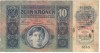 Bancnota Romania 10 Coroane 1915 TSR, Numismatica