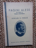 PAGINI ALESE din opera lui TRAIAN DEMETRESCU - VERSURI SI PROZA Ed.1924, Polirom