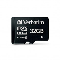 Card Verbatim microSDHC 32GB Clasa 10 foto