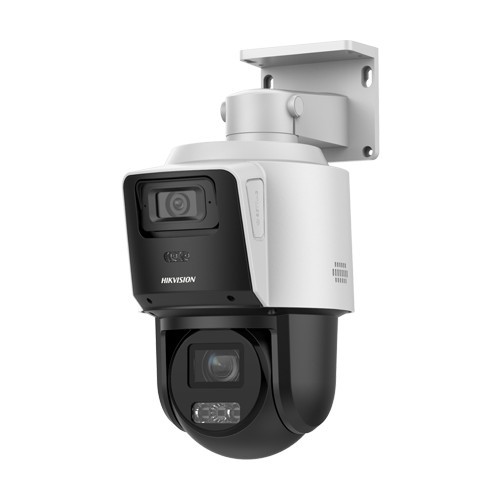 Camera IP TandemVu PTZ, 4MP, 10X, IR max. 80m DarkFighter, WL 30m, PoE - HIKVISION DS-2SE3C410MWG-E14-2.8mm SafetyGuard Surveillance