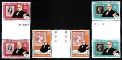 Falkland 1979, Mi #288-290**, Centenar Rowland Hill, MNH! Cota 7,20 &amp;euro;! foto