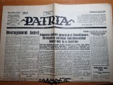 ziarul patria 16 noiembrie 1930-art. nae ionescu,mesajul regal,criza economiei