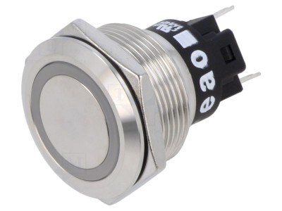 Lampă LED verde &amp;Oslash;22mm, 12V foto