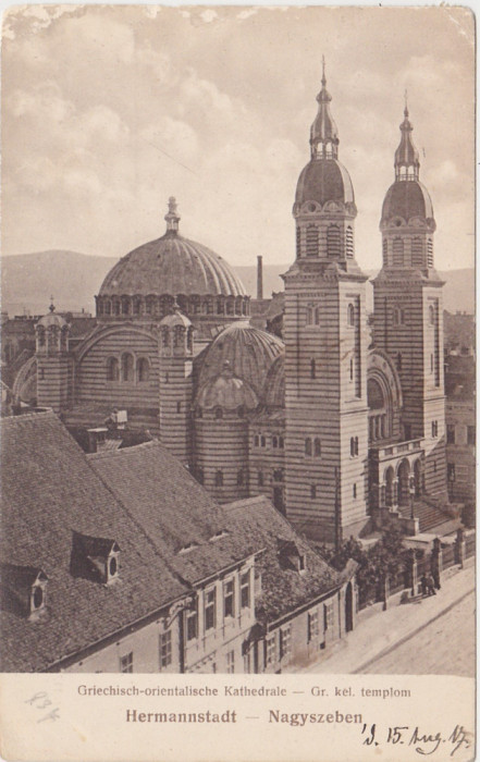 CP SIBIU Hermannstadt catedrala greceasca griechisch kathedrale ND(1917)