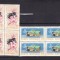ROMANIA 1965 LP 610 AL XX-LEA CONGRES MONDIAL DE APICULTURA BLOCURI 4 TIMBRE MNH