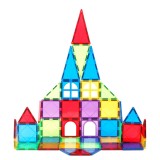 Set de constructie magnetic 3D pentru copii, 46 piese, Magplayer