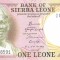 Bancnota Sierra Leone 1 Leone 1984 - P5e UNC