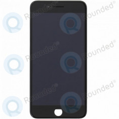 Modul display LCD + Digitizer cu piese mici grad A+ negru pentru iPhone 7 Plus