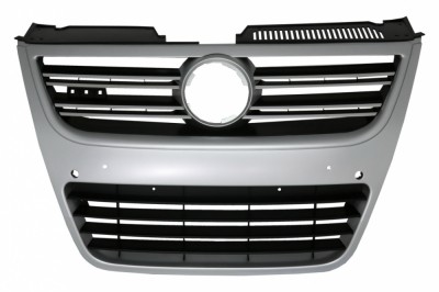 Grila centrala VW Passat 3C (2007-2010) Aluminiu Look Performance AutoTuning foto