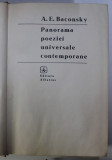 PANORAMA POEZIEI UNIVERSALE CONTEMPORANE de A. E. BACONSKY