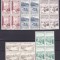 ROMANIA 1964 LP 585 PUNCTE TURISTICE LA MUNTE BLOCURI DE 4 TIMBRE MNH
