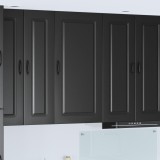 vidaXL Dulap de bucătărie Kalmar Negru 50 x 31 x 100 cm Lemn compozit 884775