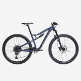 BICICLETĂ MTB CROSS COUNTRY RACE 100 S 29&quot; cadru aluminiu albastru, Rockrider