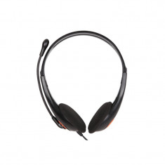 Casti ACME Over-Head HM01 Black-Orange foto