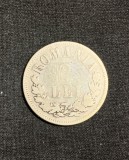 Moneda 2 lei 1873 Rom&acirc;nia argint