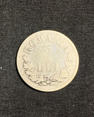 Moneda 2 lei 1873 Rom&amp;acirc;nia argint foto