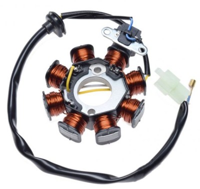 Stator 8 bobine, 3 fire, Sym Mio Peu, 50, 4T Cod Produs: MX_NEW AI22569 foto