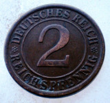 7.763 GERMANIA WEIMAR 2 REICHSPFENNIG 1924 A