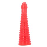 Dopuri anale mari - Toyz4Lovers Tito Dop Anal Extrem din Jelly Rosu Transparent 26,5 cm O Experienta de Introducere Progresiva