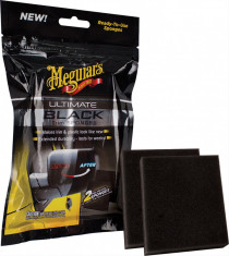 Meguiar&amp;#039;s Set 2 Buc Aplicare Plastic Exterior Ultimate Black Trim Sponges G15800 foto