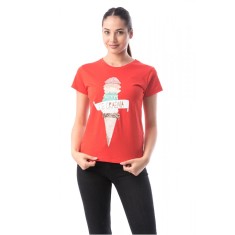 M421-3 Tricou cu maneca scurta si imprimeu inghetata