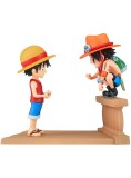 Banpresto Wcf Log Stories One Piece Luffy Ace 8cm 89475