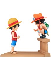 Banpresto Wcf Log Stories One Piece Luffy Ace 8cm 89475