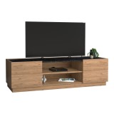 Cumpara ieftin Comoda TV Betna, Pako World, Nuc, Aspect marmura neagra, 150x42x48 cm