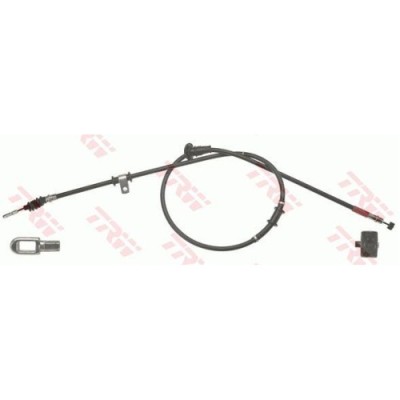 Cablu frana mana Mitsubishi Space Star Mpv - Multi-Purpose Vehicle (DgA), 06.98-12.04, Stanga, pt frana disc, TRW foto