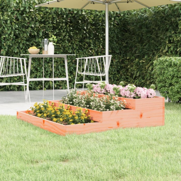 vidaXL Jardinieră, 107x107x27 cm, lemn masiv douglas 823918