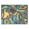 COVOR REBEL ROADS Playtime 95 Oras mic, antiderapant pentru copii - gri / z&ouml;ld , 140x200 cm