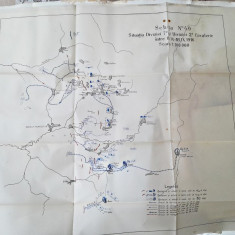 Harta. Schita nr.40, 1916, primul razboi mondial, detalii in descriere