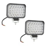 Set 2 proiectoare 33LED, 12/24V, 198W/set, 6000K, IP67, Universal