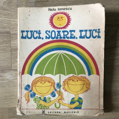 Luci,soare, Luci/ Nelu Ionescu/ carte muzica/1980