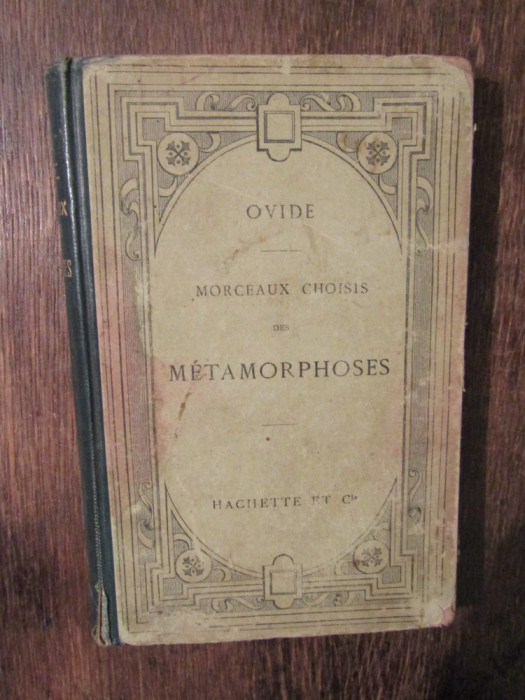 Metamorphoses - Ovide (texte latin)