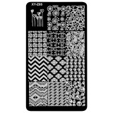 Matrita Metalica Stampila Unghii LUXORISE, Illusion Song XY-Z05, LUXORISE Nail Art