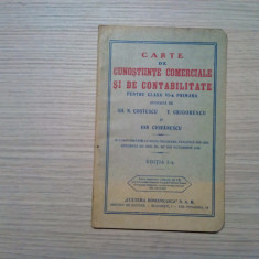 CUNOSTIINTE COMERCIALE SI DE CONTABILITATE - Ion Cioranescu - 1938, 64 p.