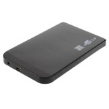 RACK carcasa metalica pentru HDD 2.5&quot; sau SSD SATA cu port USB 2.0 max. HDD 1TB