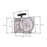 Demaror drujba - compatibil Stihl MS 440