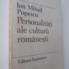 Personalitati ale culturii romanesti - Ion Mihail Popescu