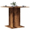 Gossi masa de bucatarie, lemn vechi, 80x80x75 cm, lemn prelucrat