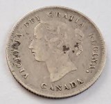 Canada , 5 Cents 1896 , Victoria