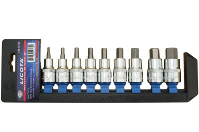 Innensechskant Nuss Set, 9-teilig, H4-H17, 1/2 Zoll, Chrom Vanadium foto